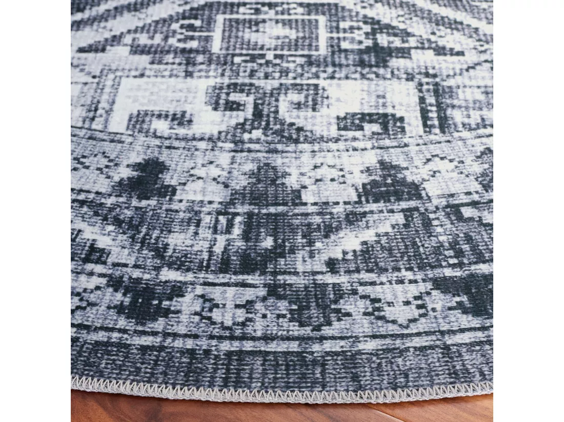 Tapis Grey Green & Ivory 183 X 183 cm - Fatima