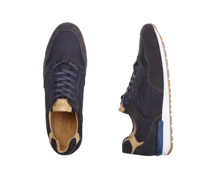 Sneakers homme velours Brun - CANBERRA