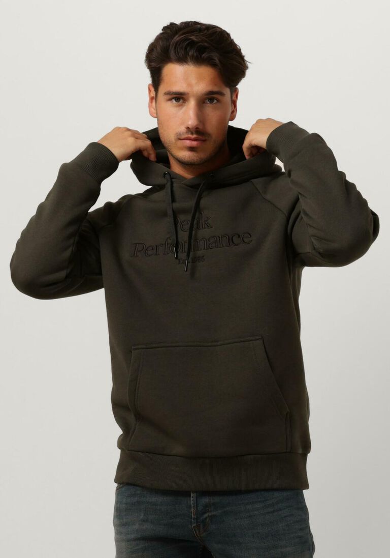 PEAK PERFORMANCE olijf peak performance sweater m original hood