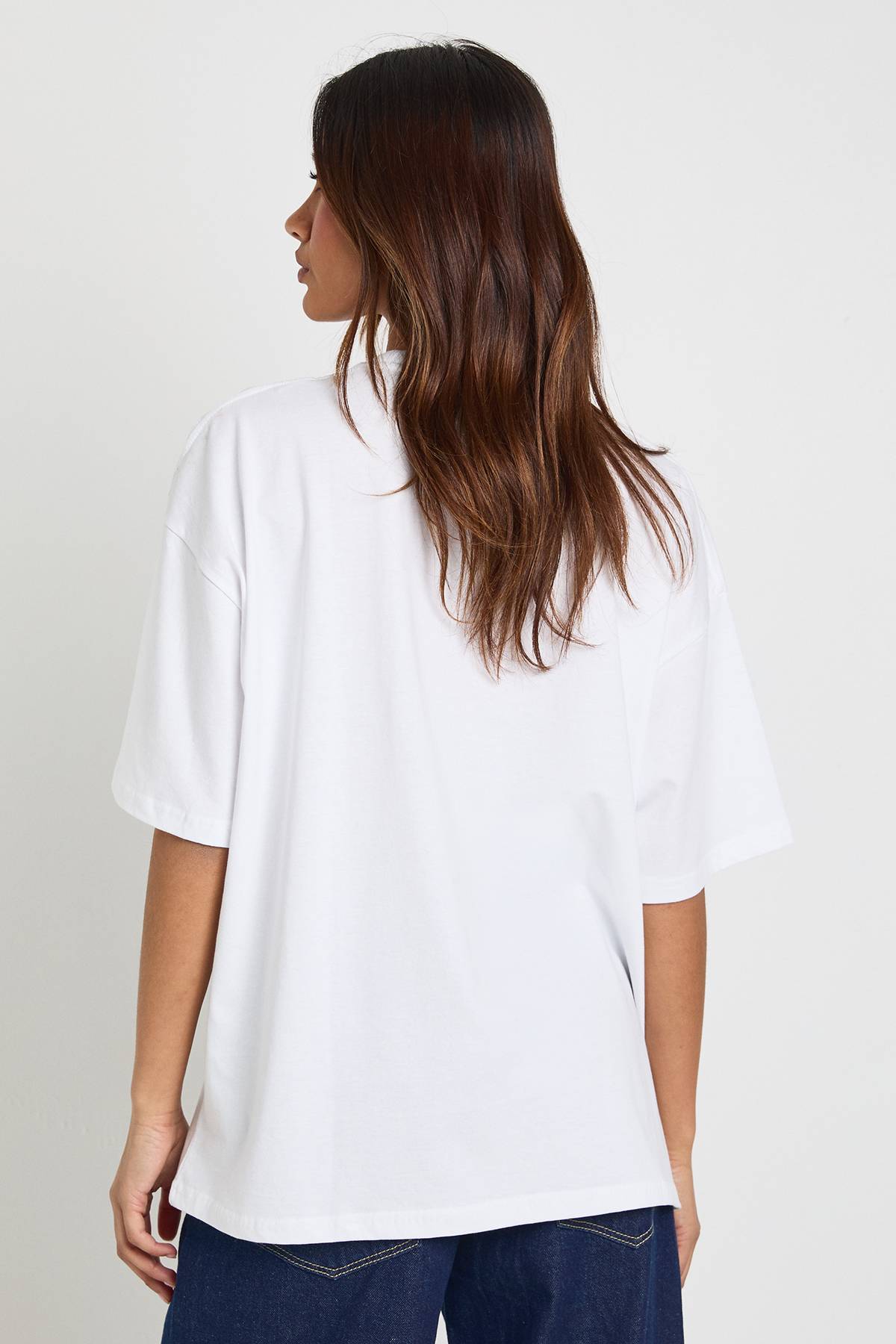 boohoo T-shirt Oversize Boule Disco Et Bisous