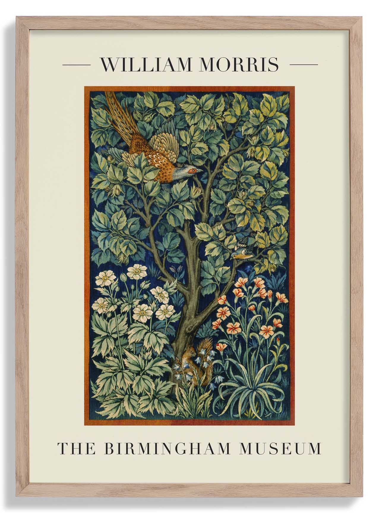 William Morris Pfau-Fasan Kunstausstellung