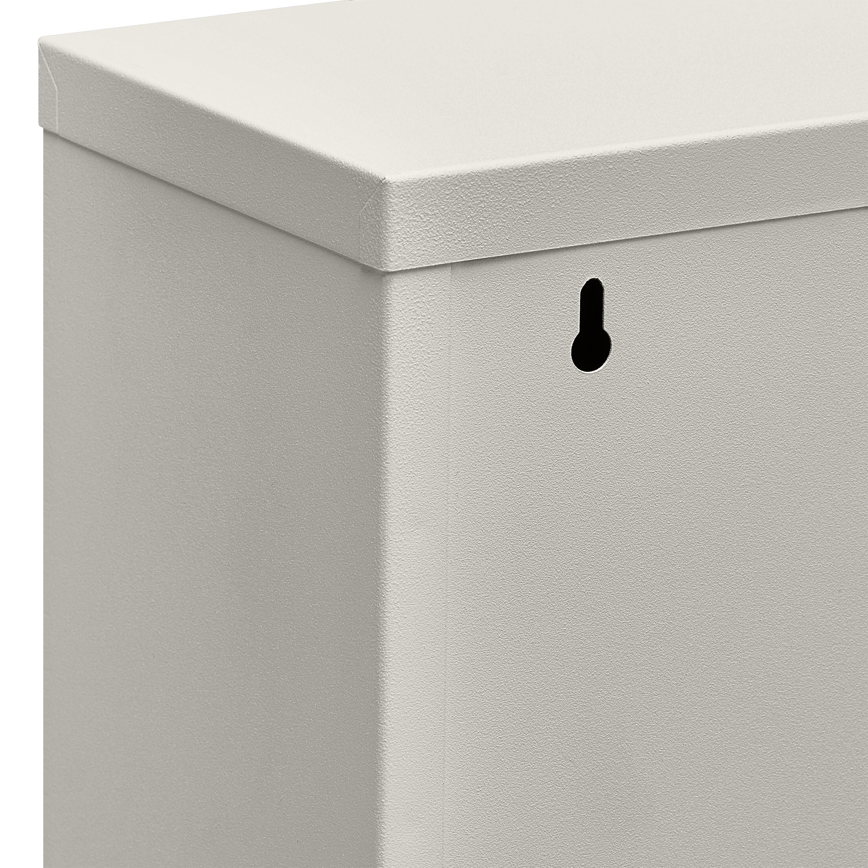 TOBEY Schuhkippe - Hellgrau / B: 50.0 cm x T: 15.0 cm x H: 170.0 cm