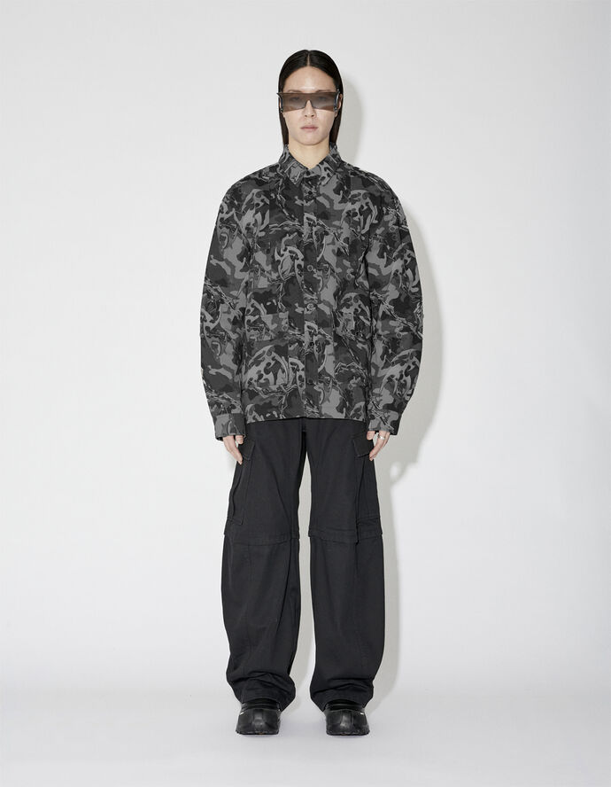 Han kjøbenhavn Camo Printed Utility Shirt Camo