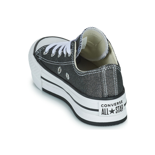 Converse - CHUCK TAYLOR ALL STAR EVA LIFT UNDERSEA GLITTER OX - Noir