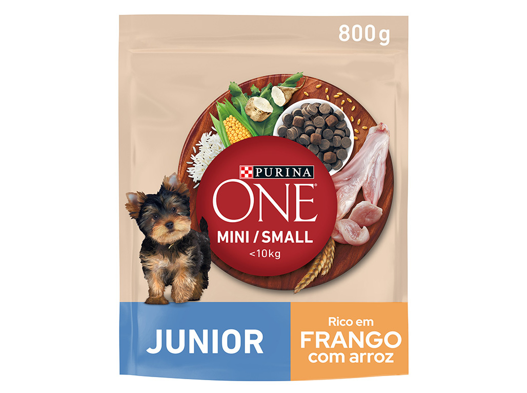 RAÇÃO PARA CÃO PURINA ONE MINI JÚNIOR COM FRANGO 800G
