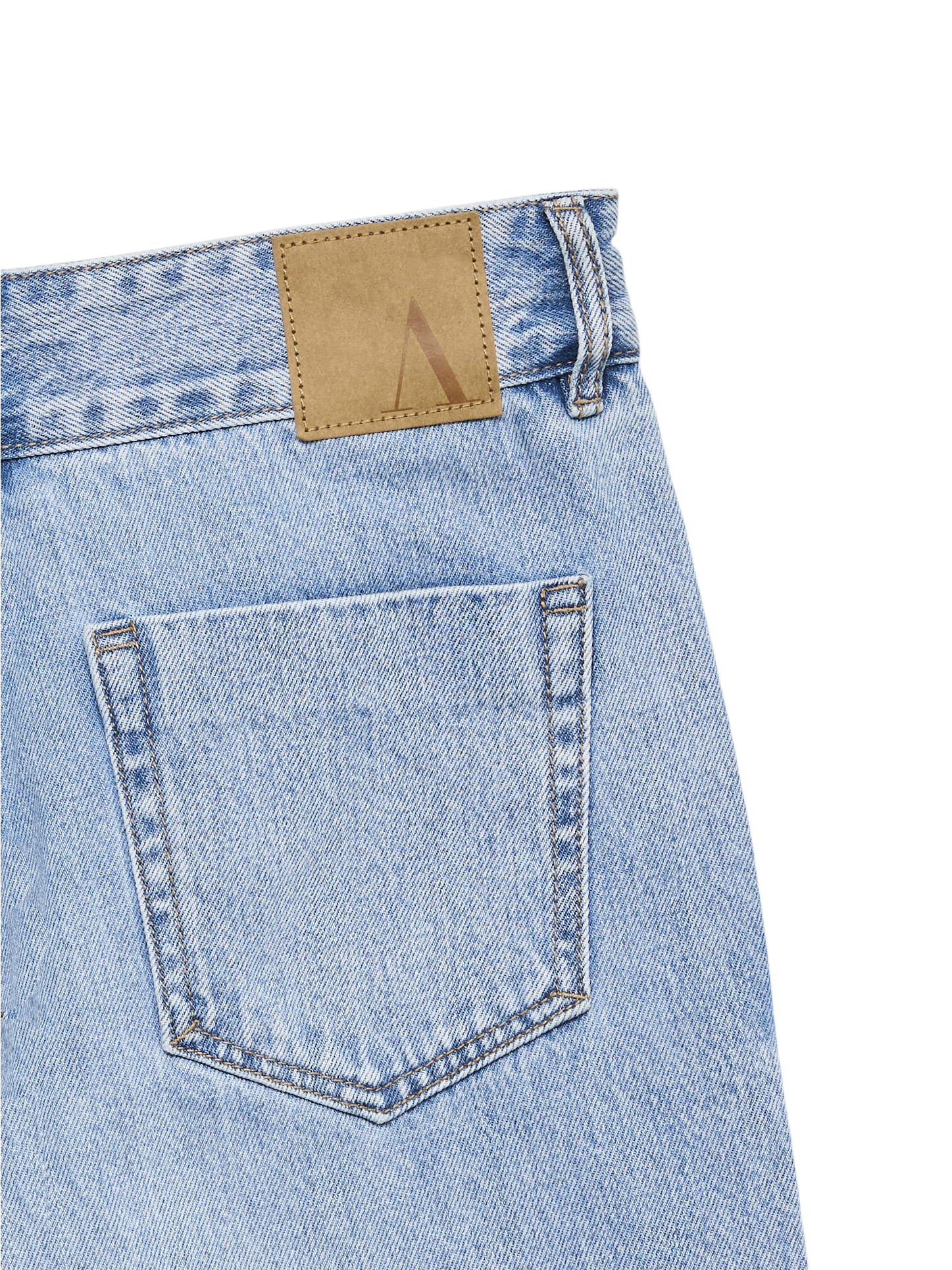 AWRENA Mid rise Wide leg fit Jeans