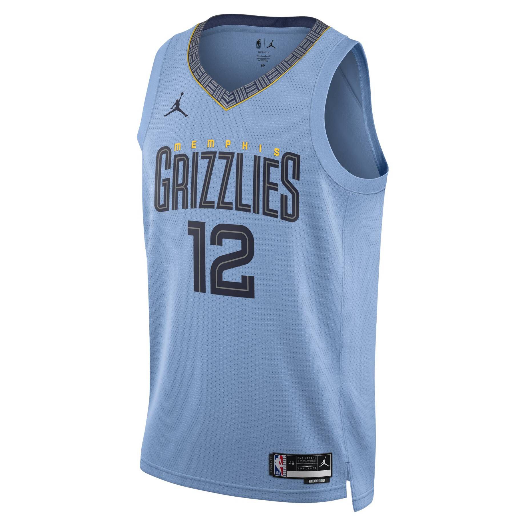 Jordan| Herren Basketballtrikot NBA JA MORANT MEMPHIS GRIZZLIES STATEMENT EDITION