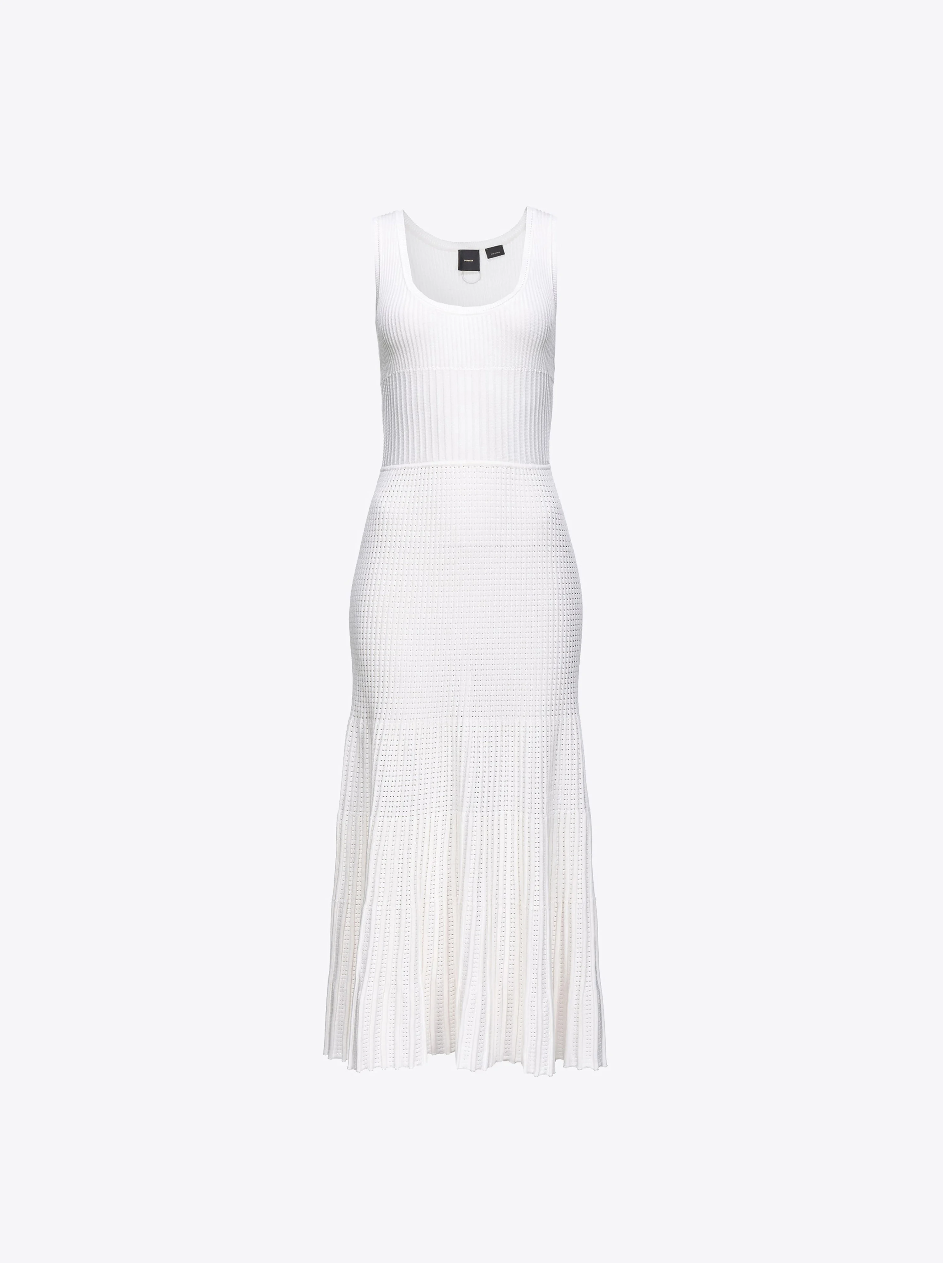 Robe plissée | Blanc
