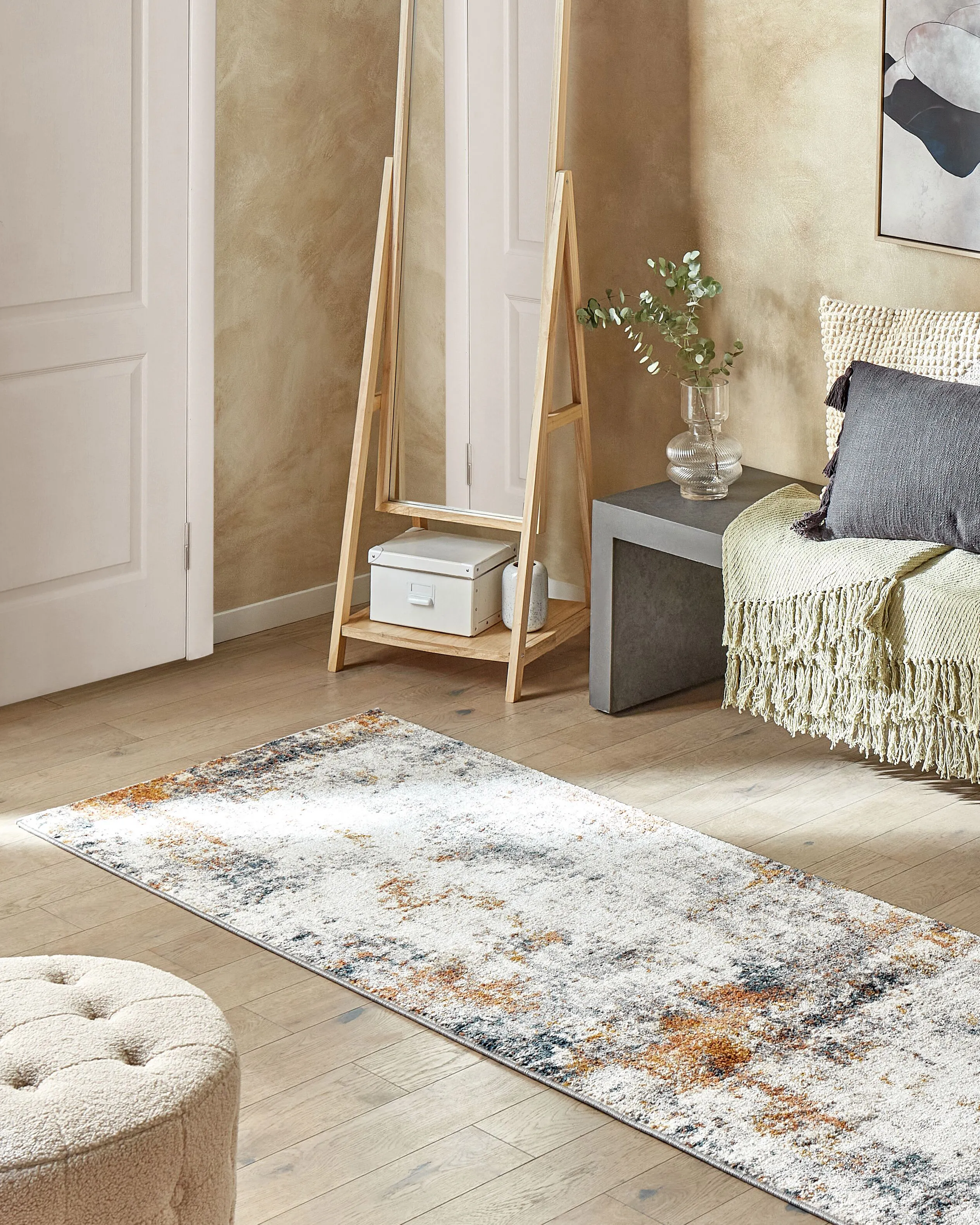 Vloerkleed SHATIN Beige 80 x 300 cm