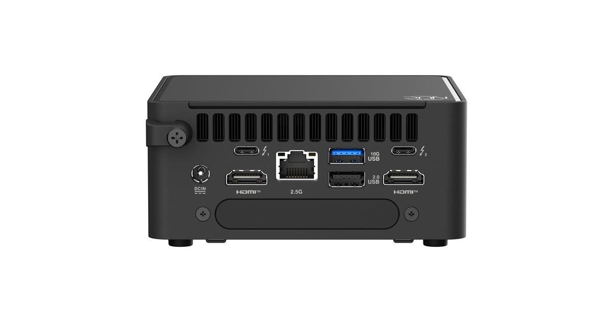 ASUSNUC 15 Pro Tall Kit RNUC15CRHU500002 barebone  (Zwart | Core Ultra 5 225H | Arc 130T)