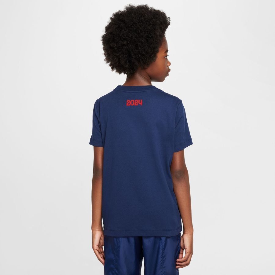 Paris Saint-Germain T-Shirt Iconic Maillot Extérieur - Bleu Marine Enfant
