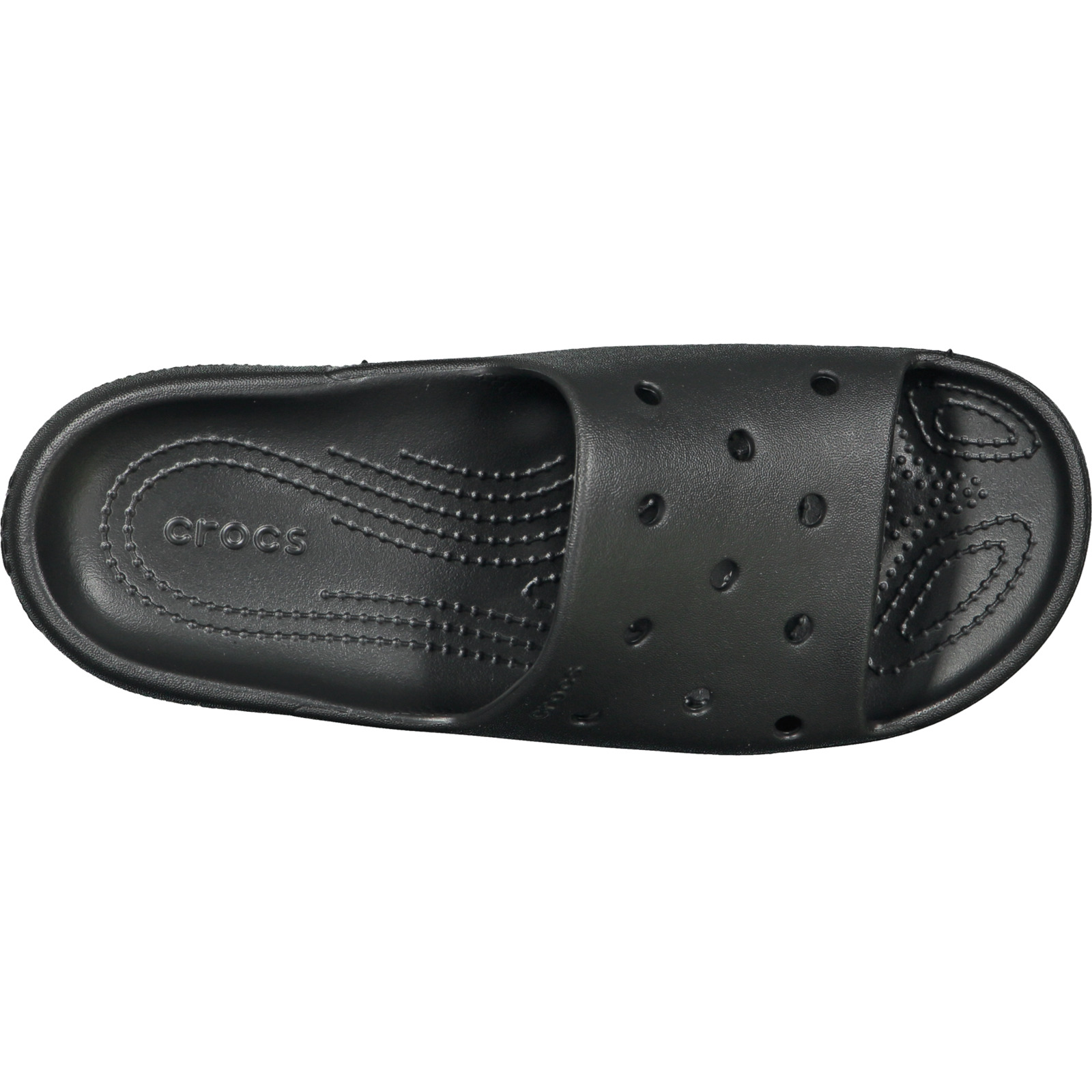 Crocs Classic Slide V2 Unisex schwarz, 38/39