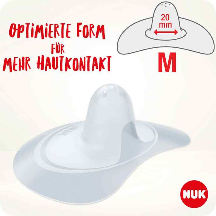 NUK Brusthütchen Größe M, 2 St