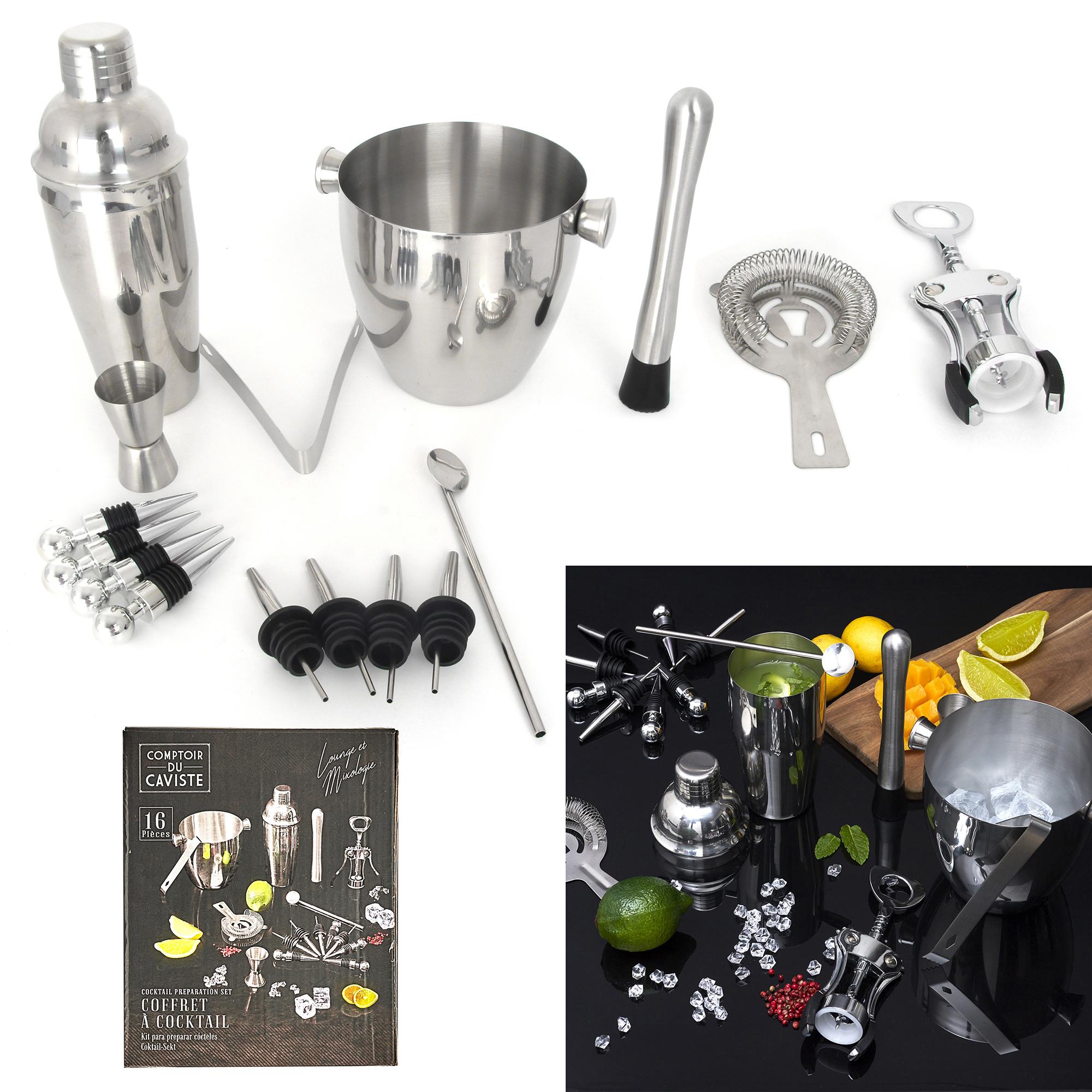SET COCKTAIL 16 ACCESSOIRES