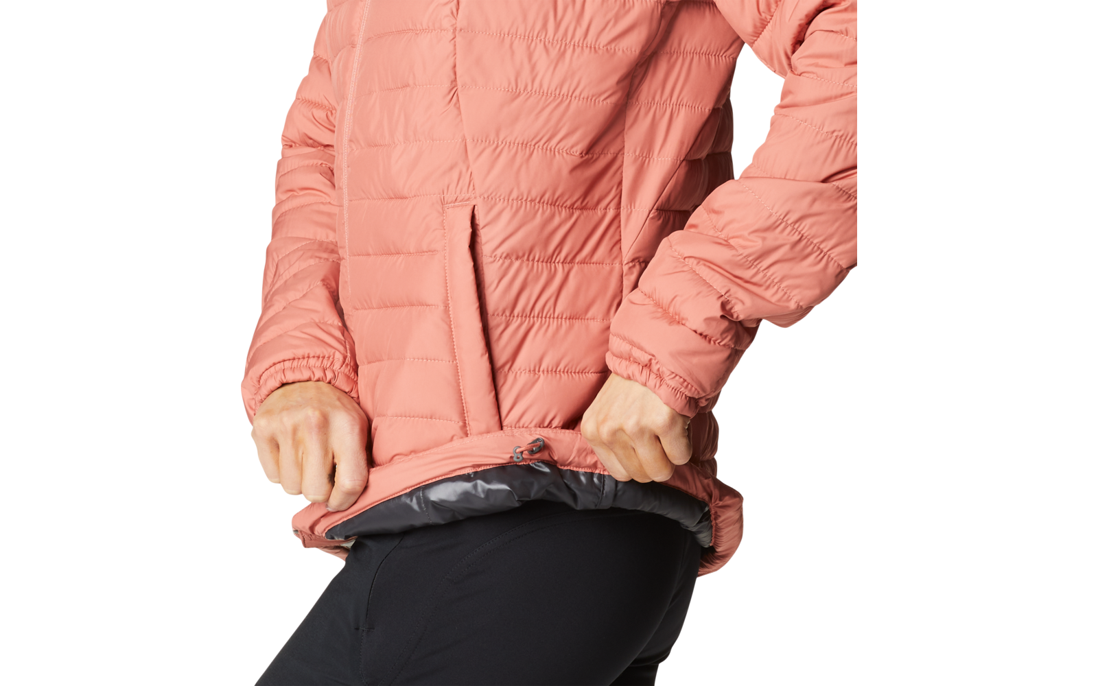 Columbia Silver Falls Hooded Damen Kapuzenjacke dark coral