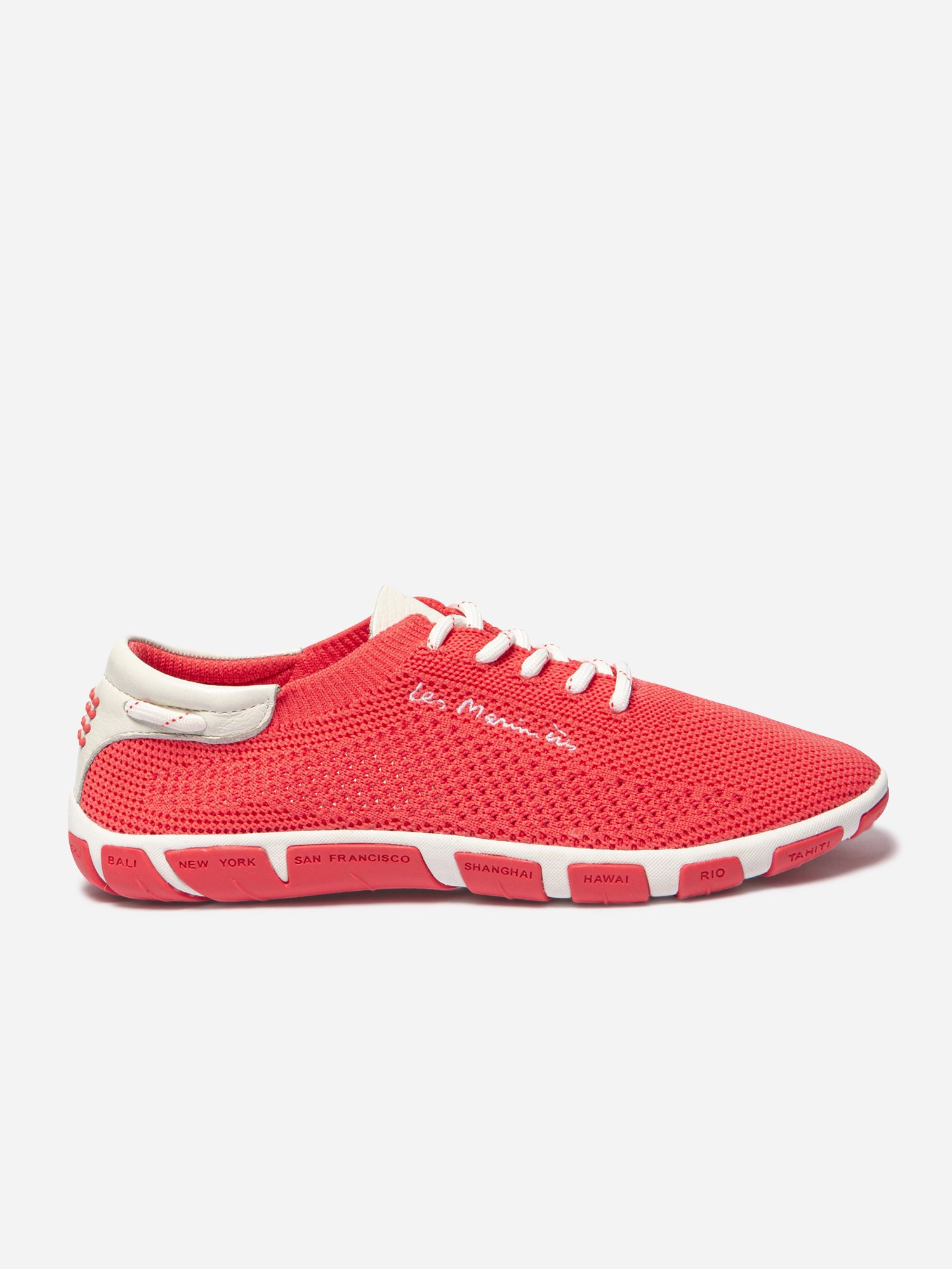 Tennis Femme Textile Recyclé Corail