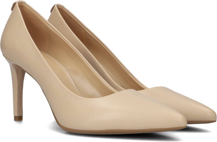 Michael Kors Alina Leren Décolleté in Blush Kleur Beige Dames