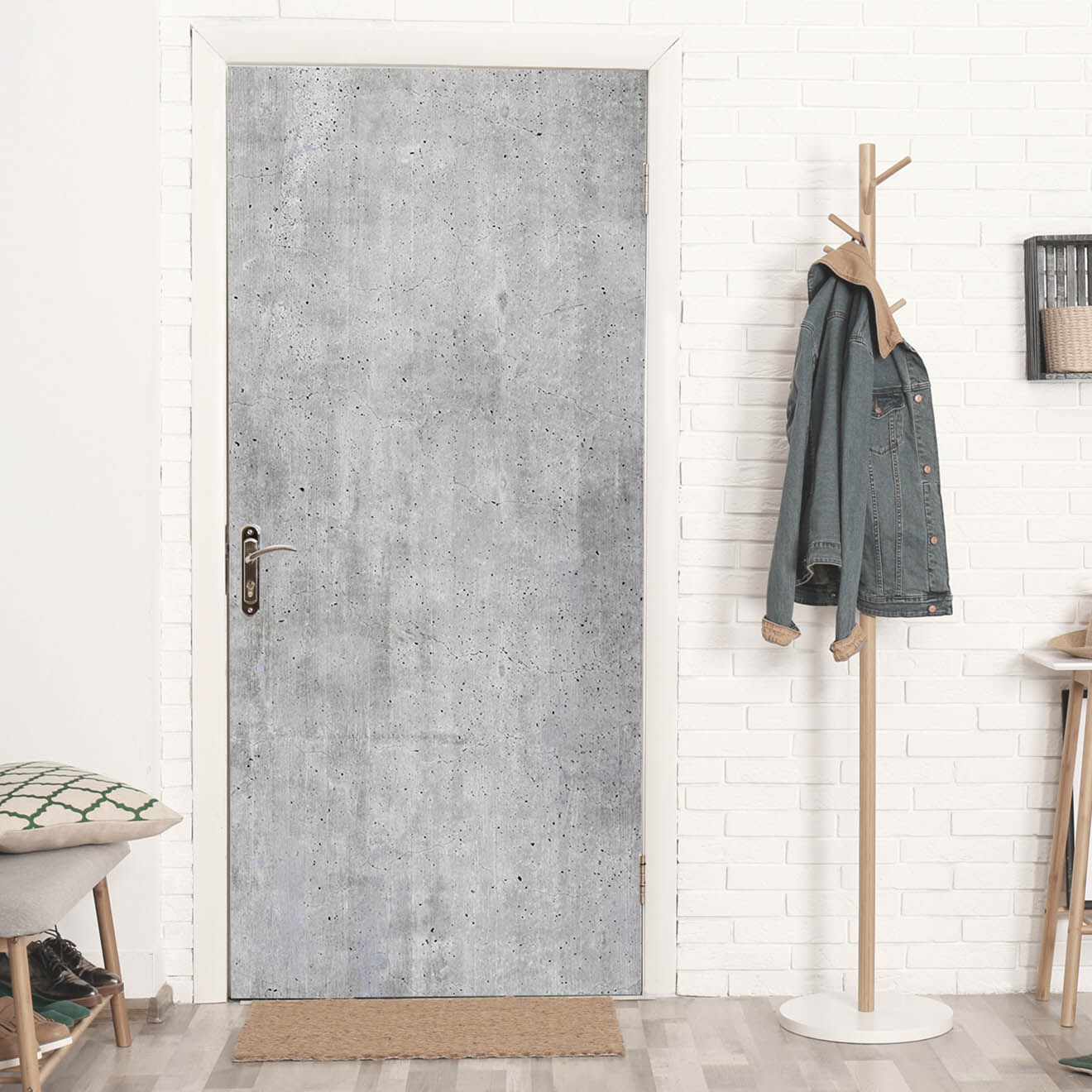 Floorart Stickers en rouleau Cemento gris multicolore - 50x100 cm
