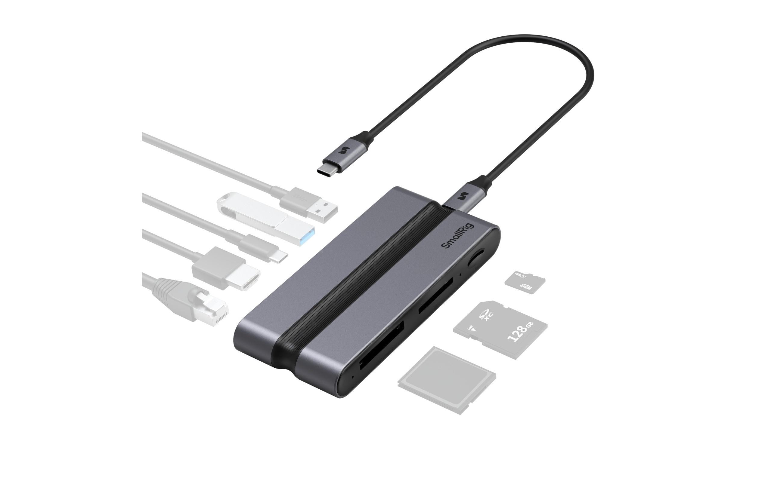 Dockingstation 9 in 1 CFexpress B<br>Vielseitige Docking Station für Fotografen