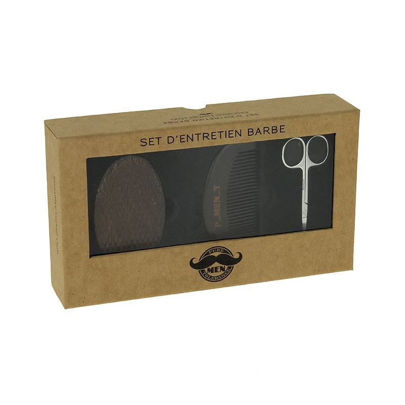 Set d'entretien barbe (ciseaux   peigne   brosse)