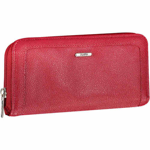 Totto - Cartera cuero Suryn Rojo