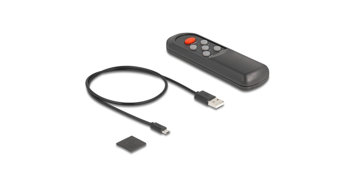 DeLOCKHDMI Switch 4 x HDMI in to 1 x HDMI out 8K 60 Hz  (Zwart)