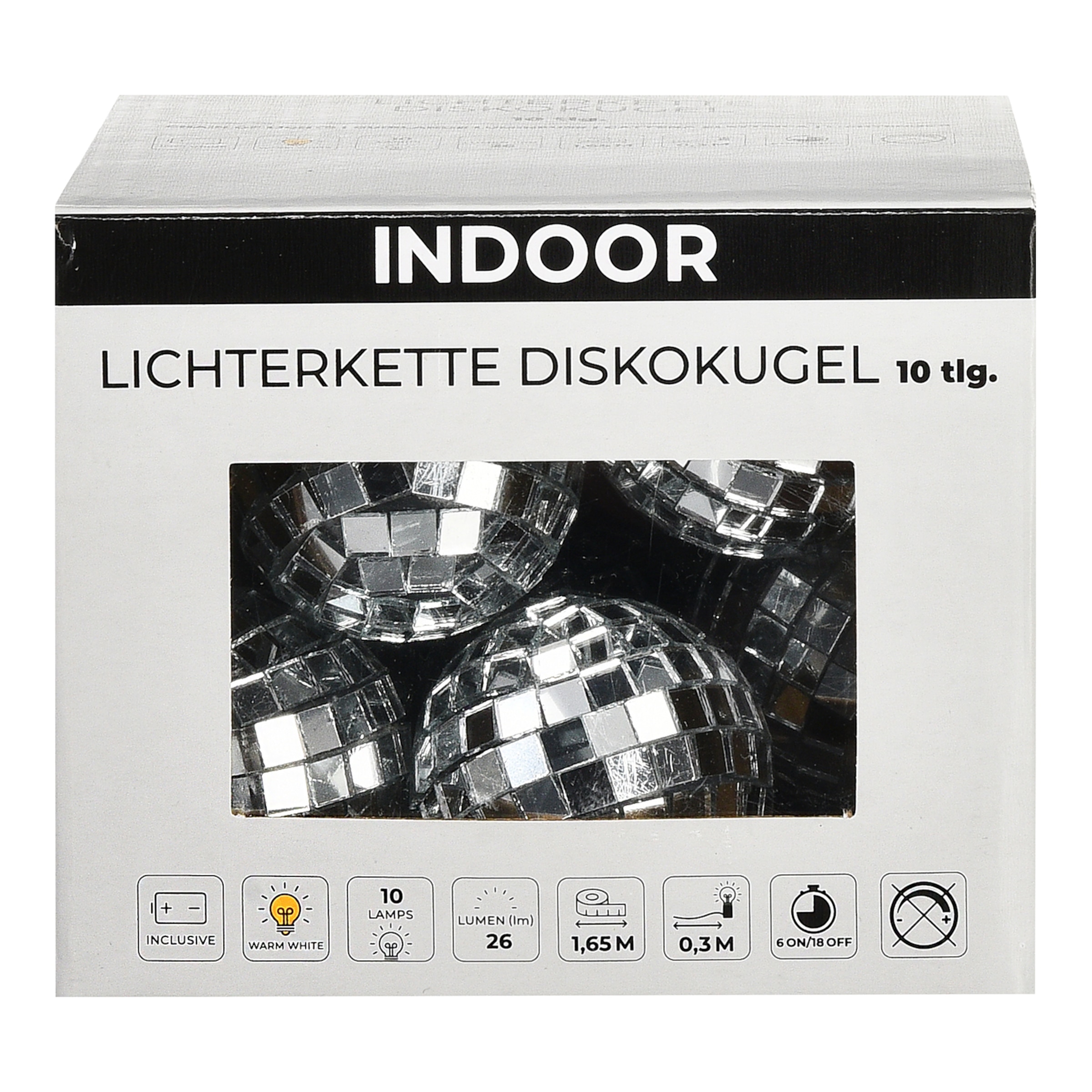 silber, L 1,65 m