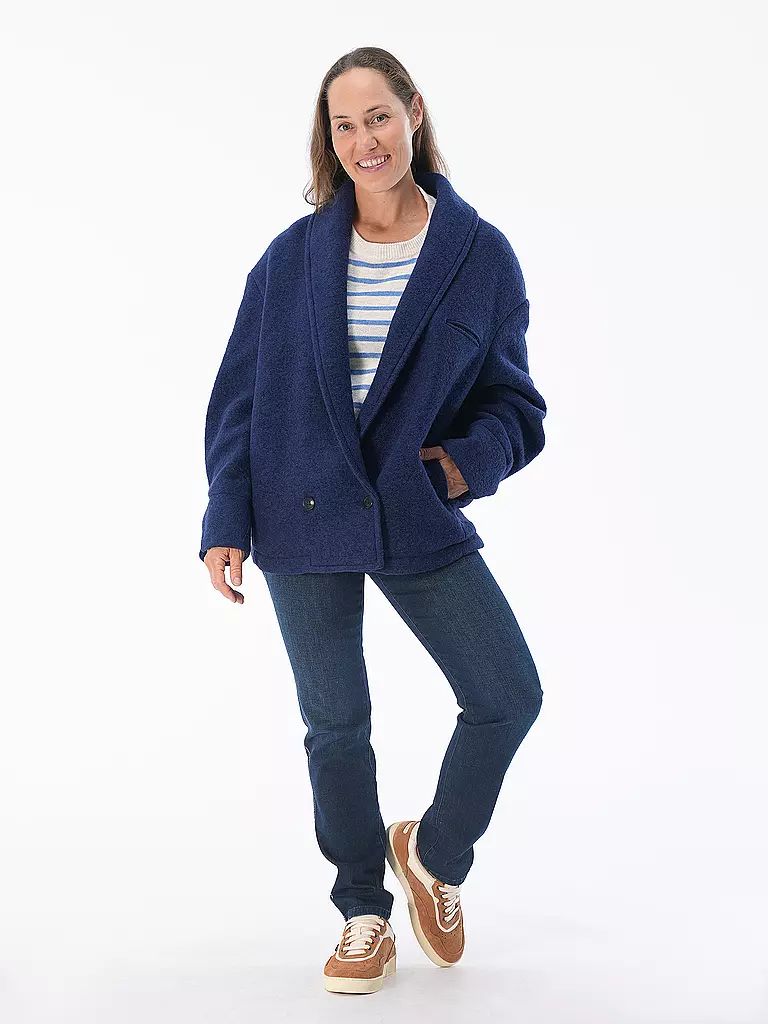 PENN&INK Wolljacke blau
