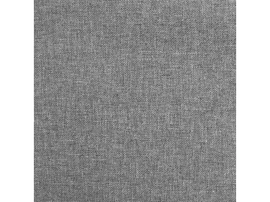 Chaise à bascule avec tabouret Gris clair Tissu