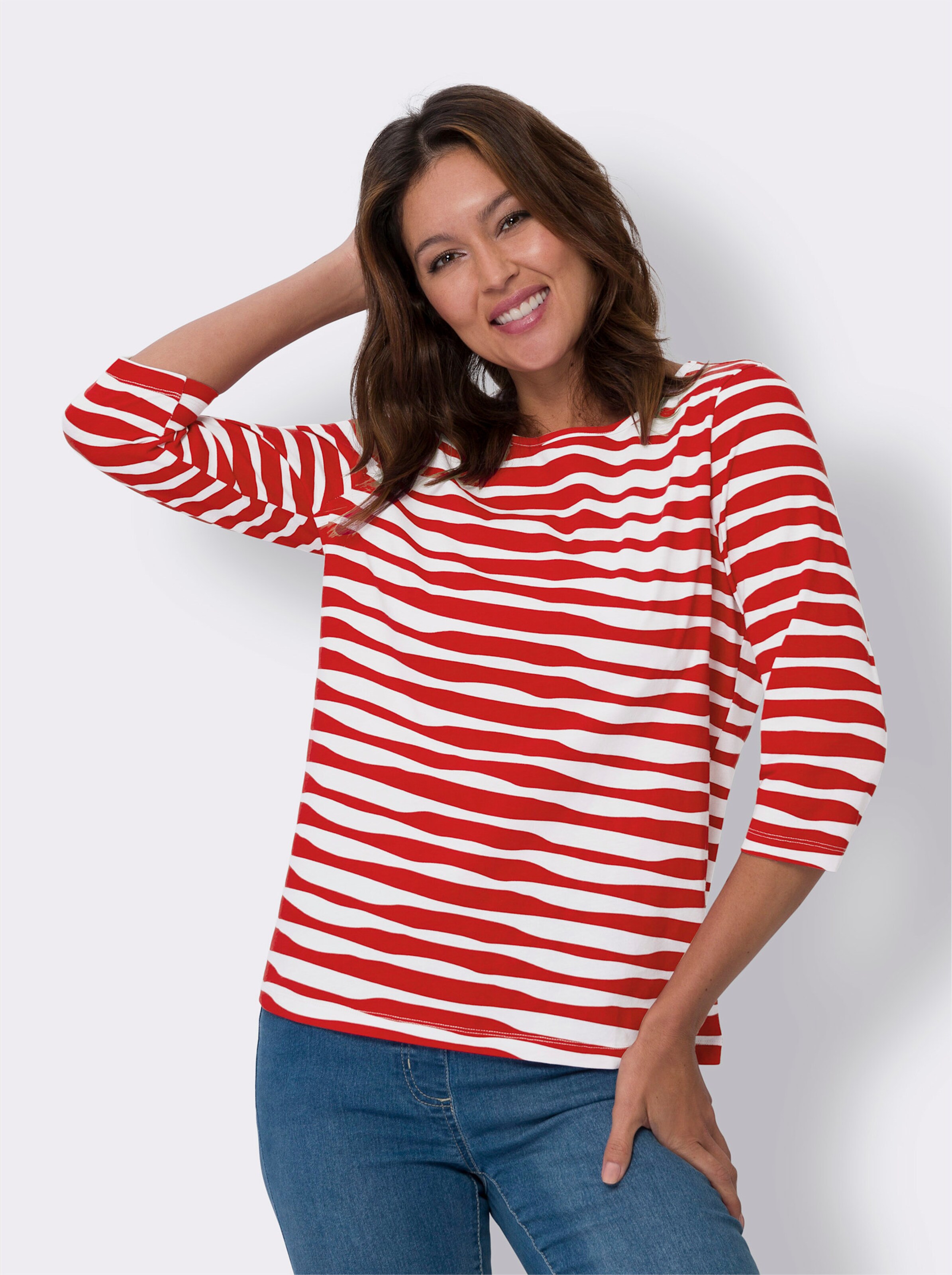 34-Arm-Shirt mit 34-Ärmeln