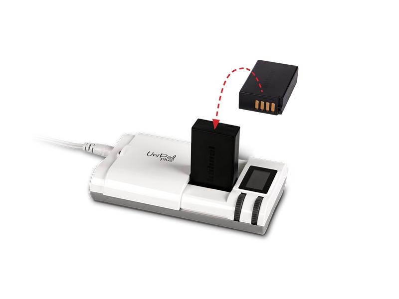 Hähnel Ladegerät UniPal Plus Universal Li-Ion Ladegerät mit USB Ausgang