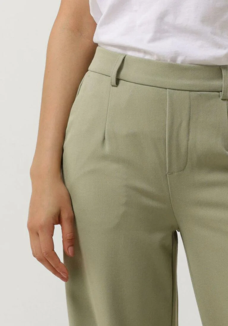 OBJECT groene object pantalon objlisa wide pant