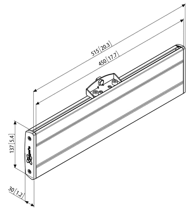 Vogels Pro PFB 3405 interface bar (sort)