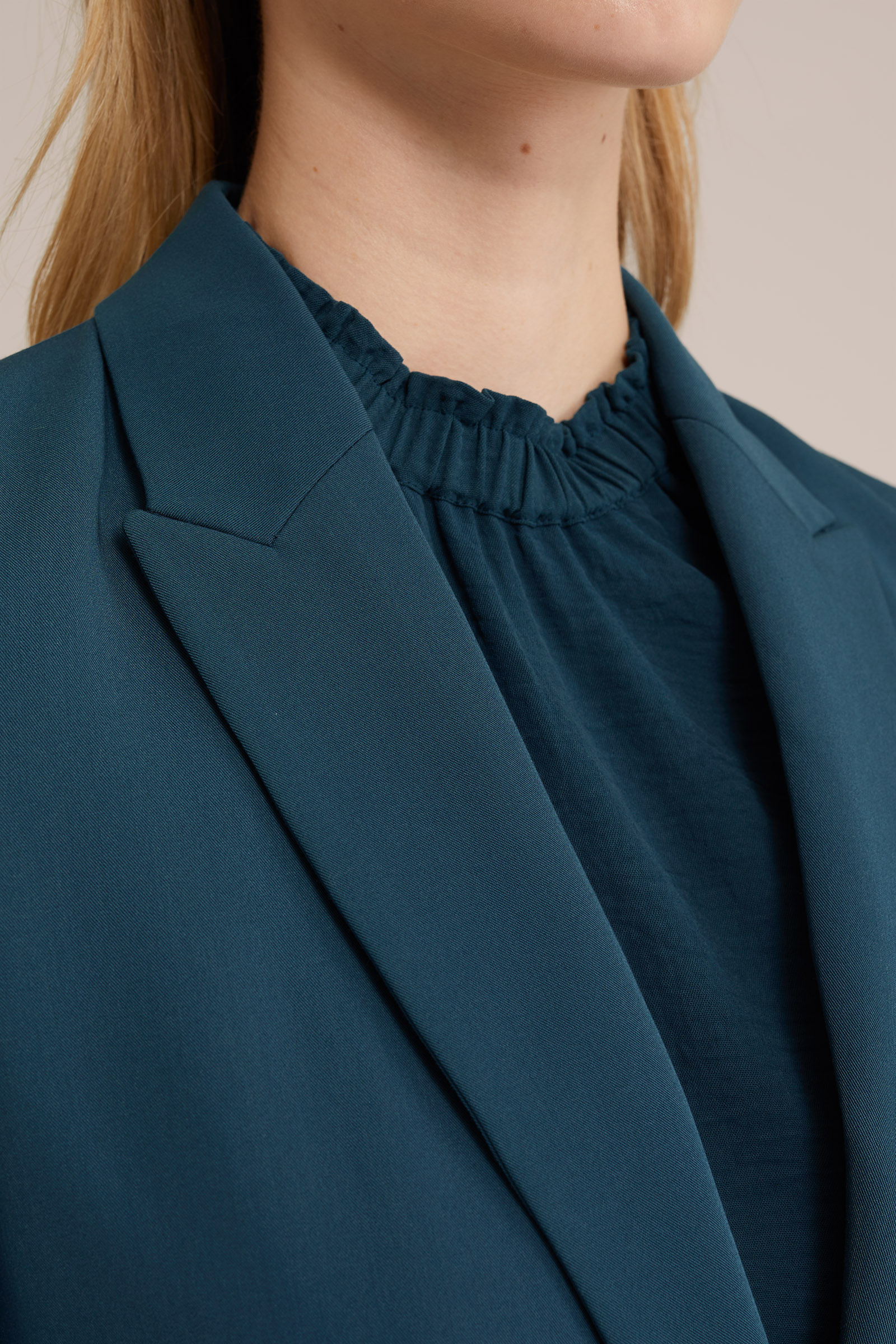 getailleerde blazer WE Fashion Zeegroen
