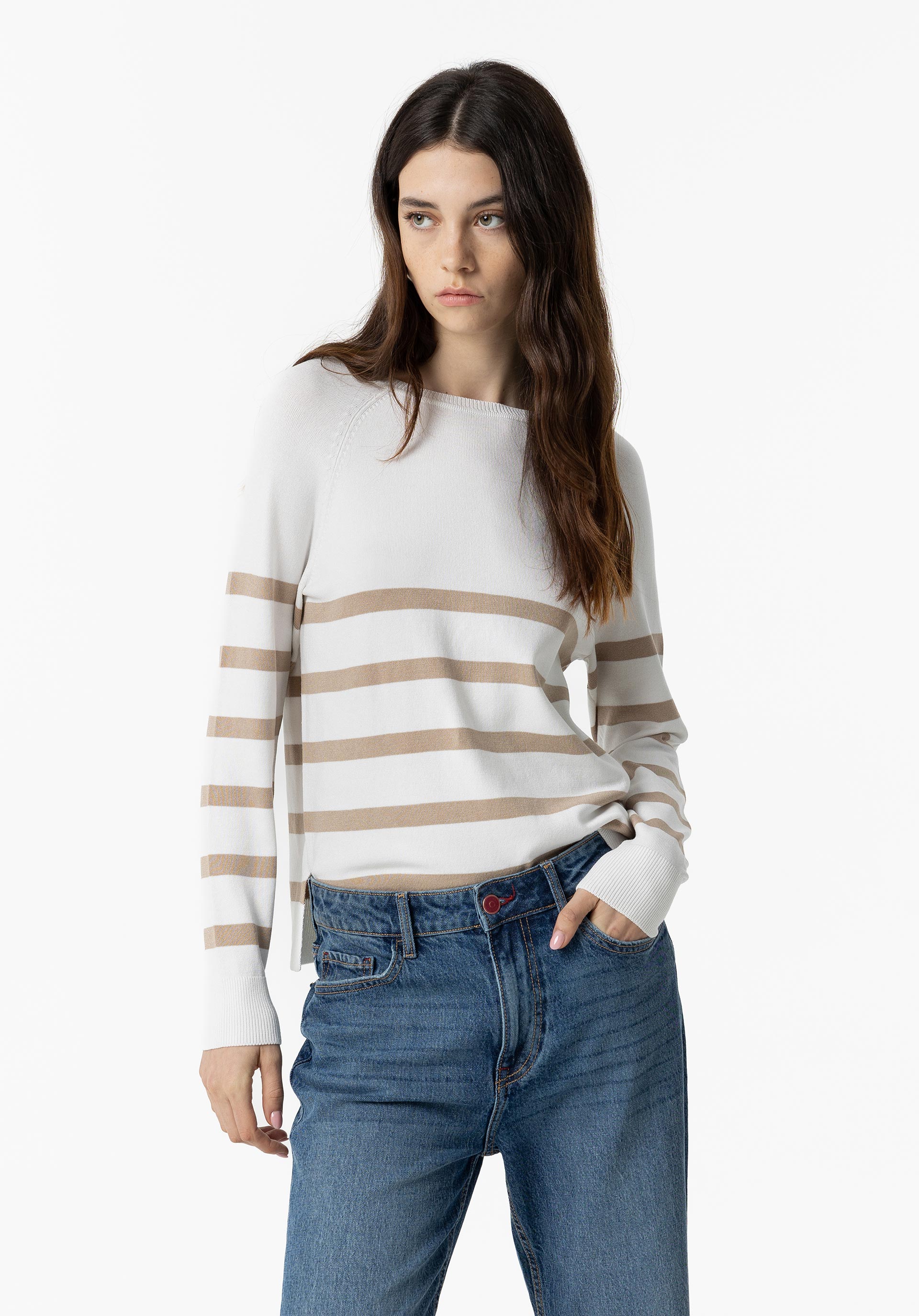 Camisola de Malha às Riscas