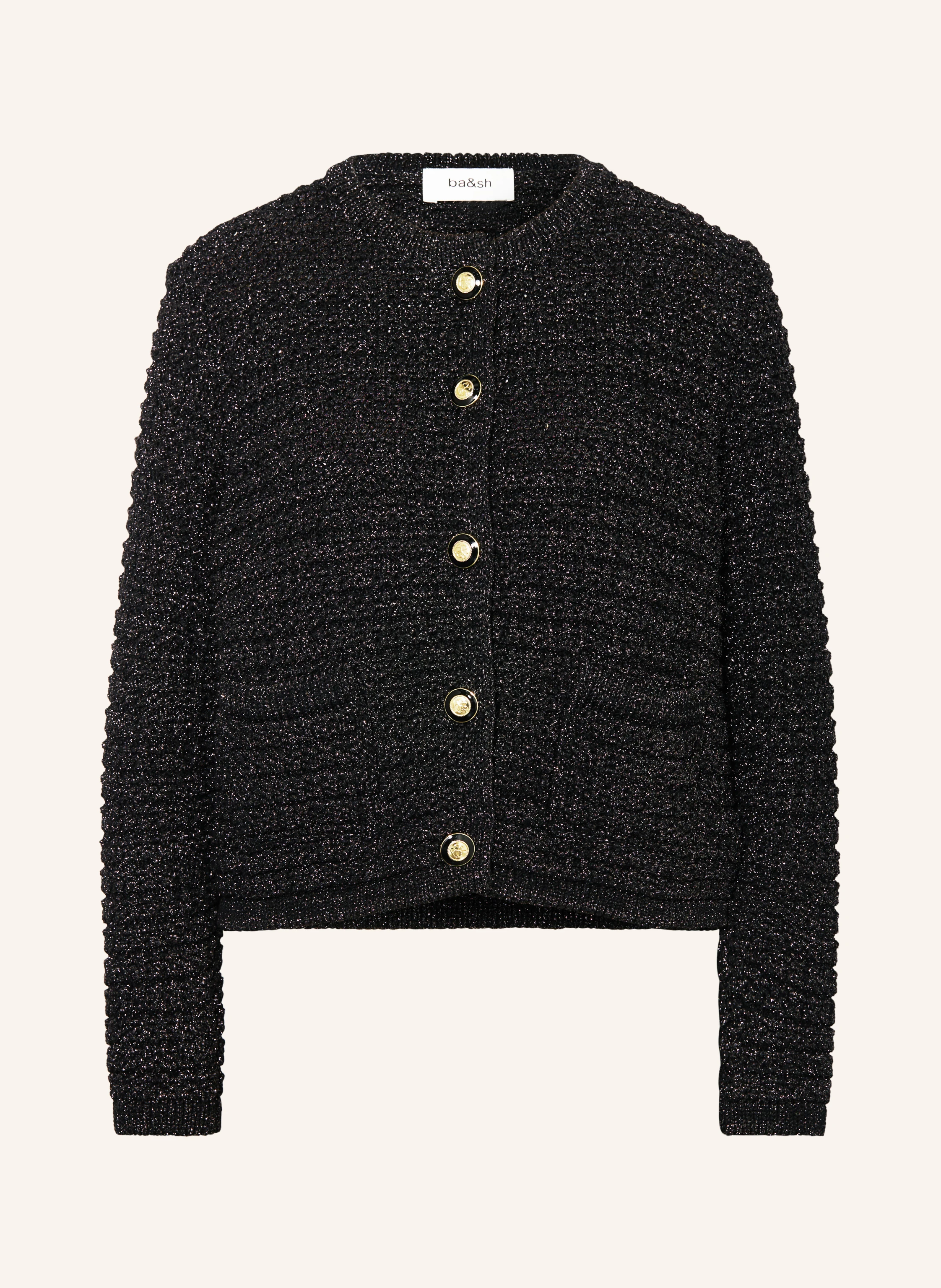 ba&sh Strickjacke GASTON mit Glitzergarn