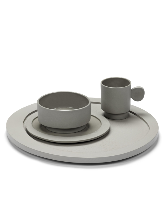 Valerie Objects Inner Circle by Maarten Baas kom Ø13,5 Light Grey