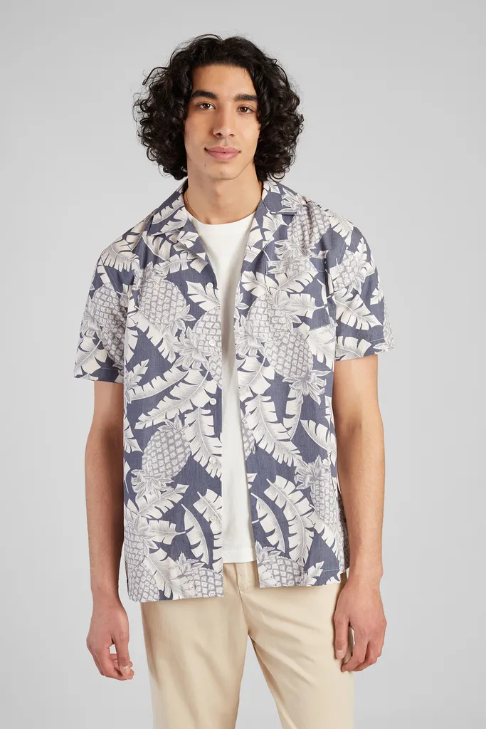 Chemise Imprimée Manches Courtes en coton japonais L'Exception Paris