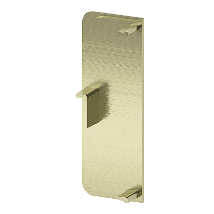 Lot de 2 embouts de rails pour tiroir laiton Caraway Innovo GoodHome