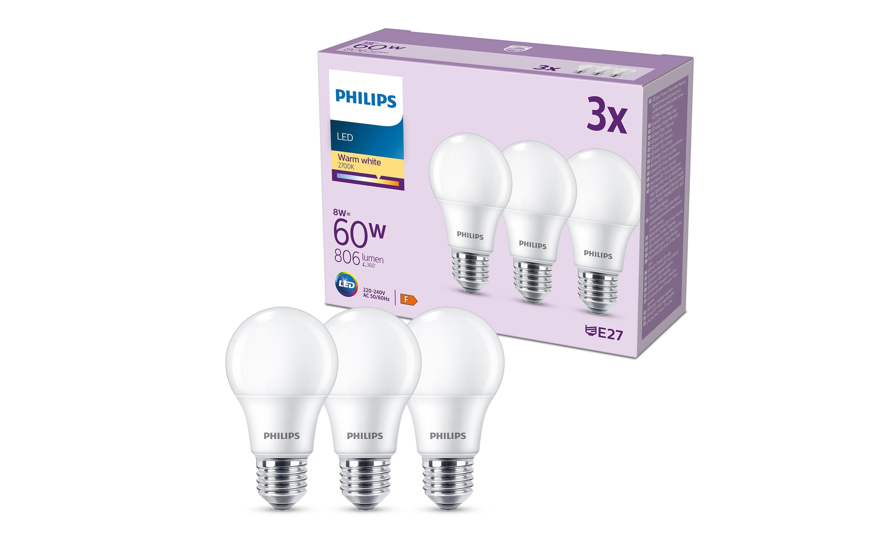 Lampe LED 60W A60 E27 WW FR ND 3CT/6 EC WarmweissClassic LED E27 Lampe