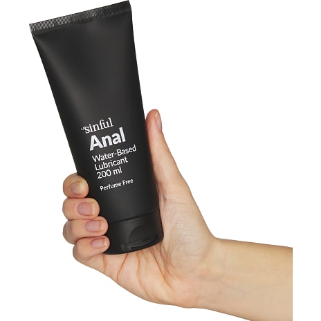 Sinful anal vandbaseret glidecreme 200 ml