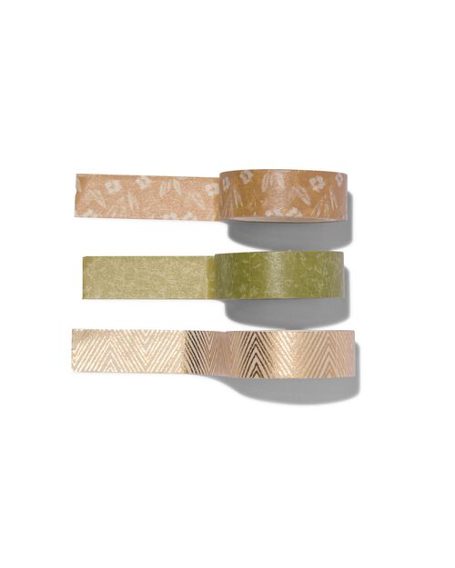 3 rouleaux de ruban adhésif washi