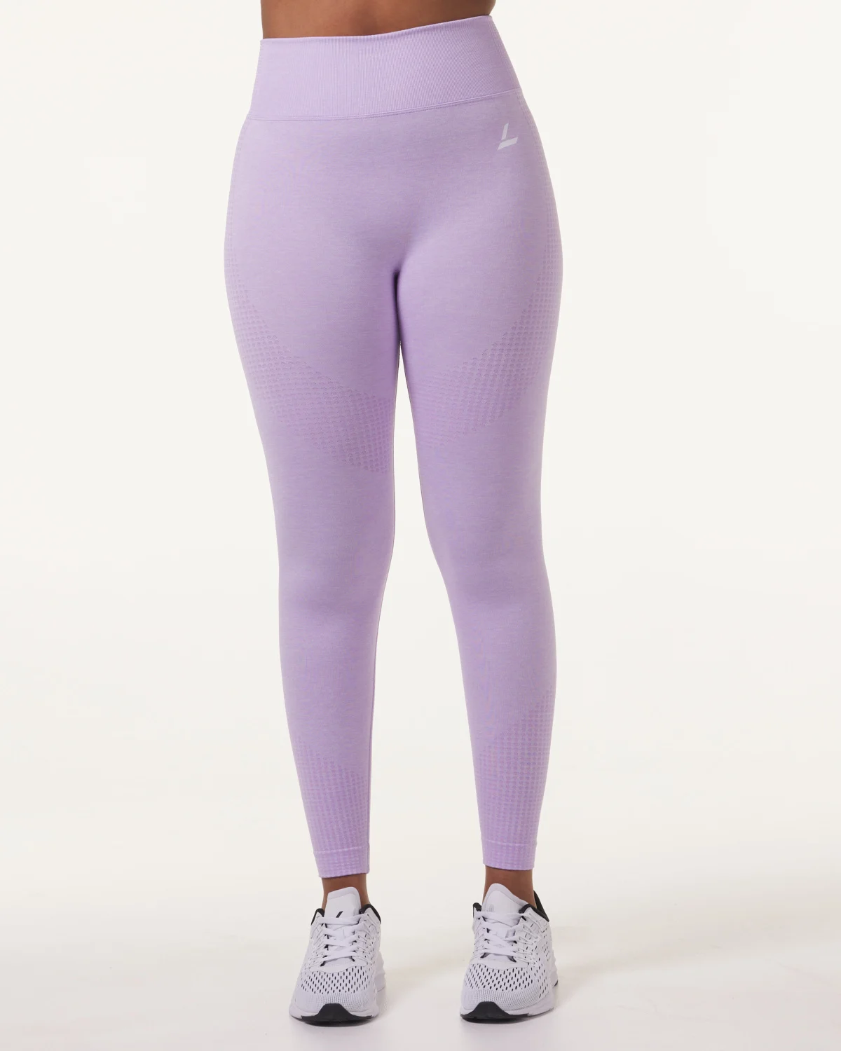 LEVITY Phase Seamless Tights Lilac Pastel Marl