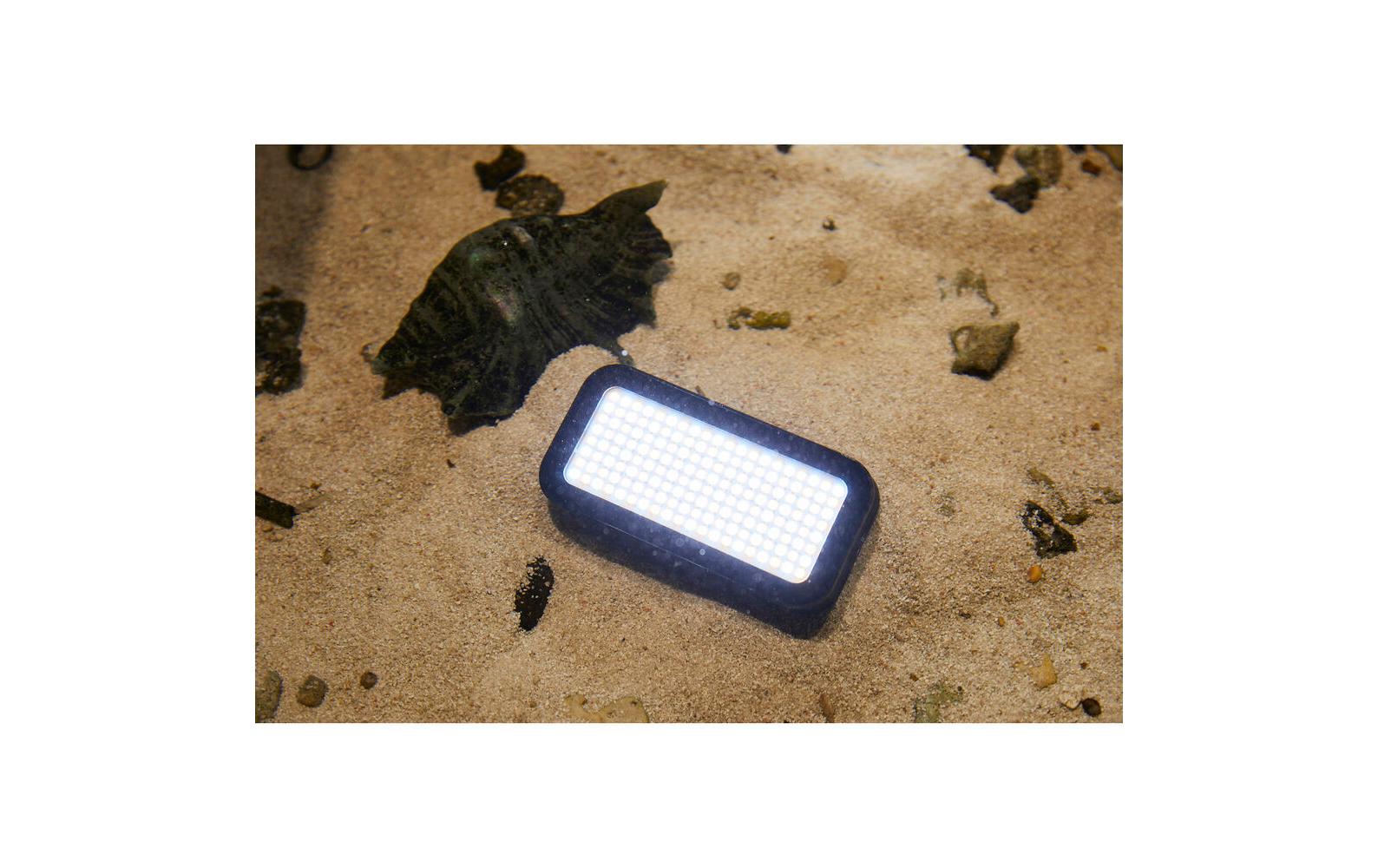 Videoleuchte WL8P<br>Wasserdichtes LED-Licht mit 2900 mAh starkem Akku