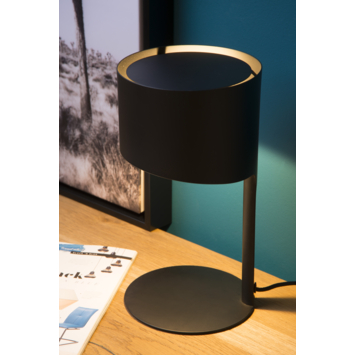 Lucide KNULLE tafellamp Ø 15 cm Zwart