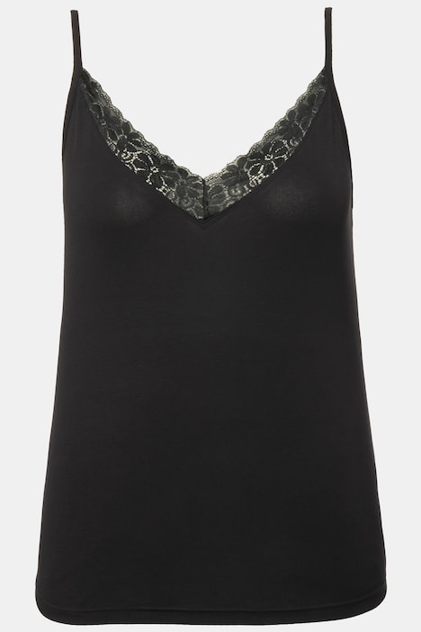 Pyjama, kurzer Zweiteiler, Spitze, Top, Shorts