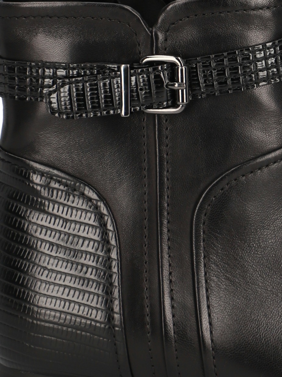 Glattleder Stiefelette