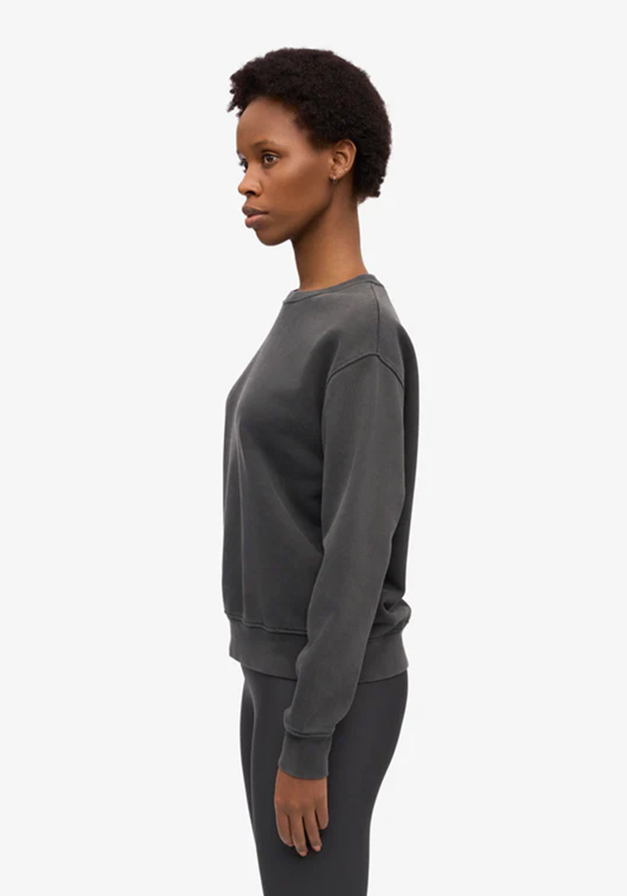 Colorful Standard Damen-Sweatshirt Faded Black