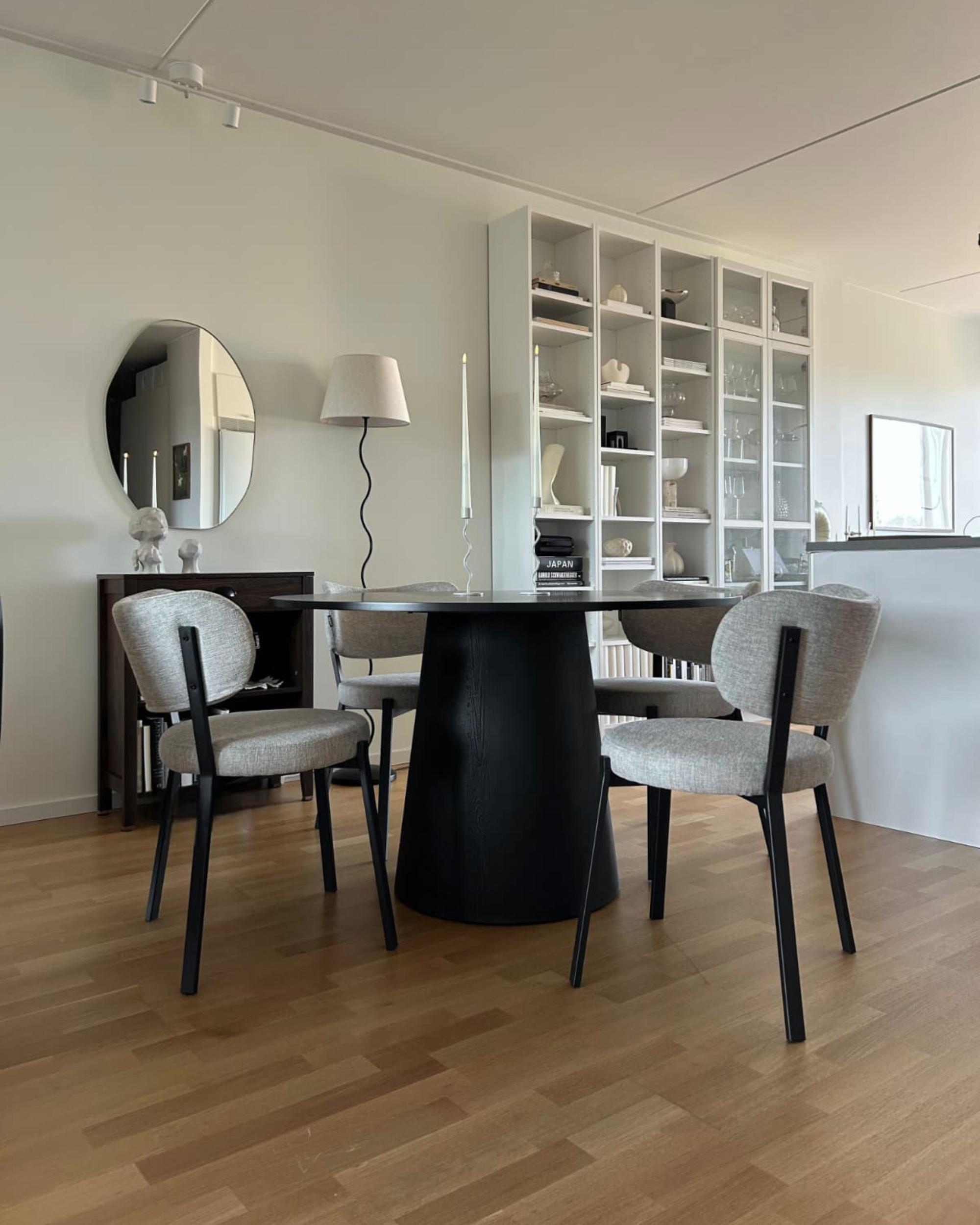 Set van 2 eetkamerstoelen BRONTE Stof Beige