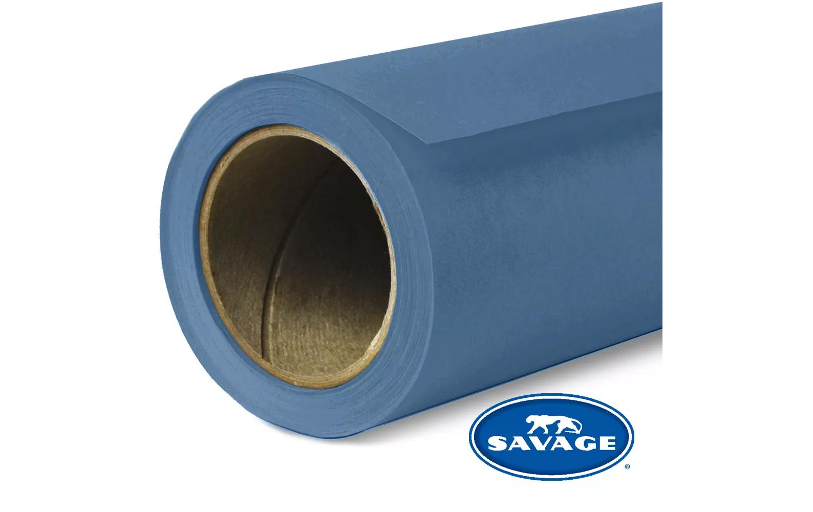 Hintergrund Papier 2.72 x 11m Blue Jean<br>Das Hintergrundpapier von Savage